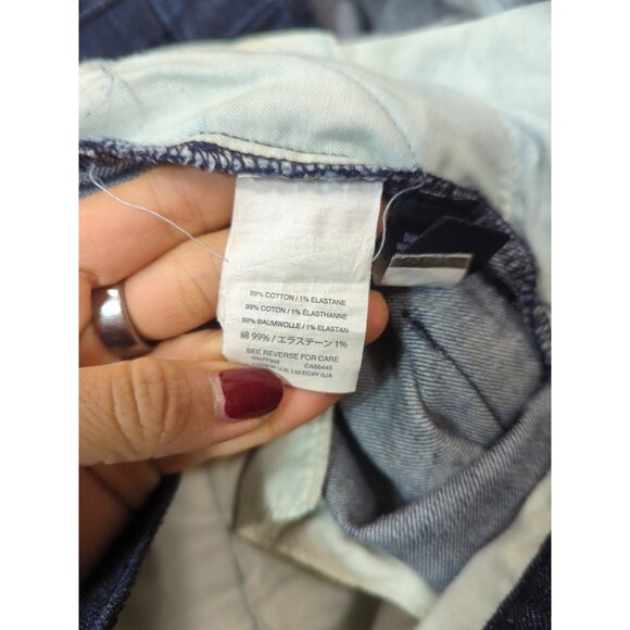 J.Crew Women's Rayner Wide Leg Denim Jeans Blue High Rise Stretch Ankle Size 28 - Picture 3 of 5